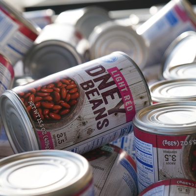 Kidney Beans at Food Drive
