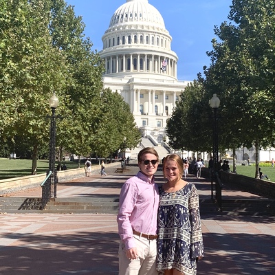 Jace and Lisa advocating in Washington DC at the request of the President