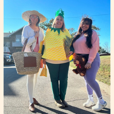 FHBB Team on Halloween: A picnic, a pineapple and Boo from Monsters Inc.