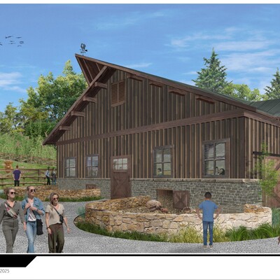 Barn Exterior Rendering