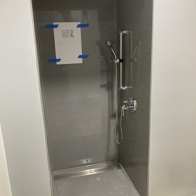 Safe Shelter Basement Bathroom ADA Shower Addition 4