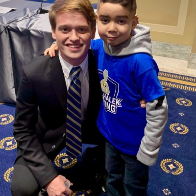 Jace and Noah speaking to Congress.