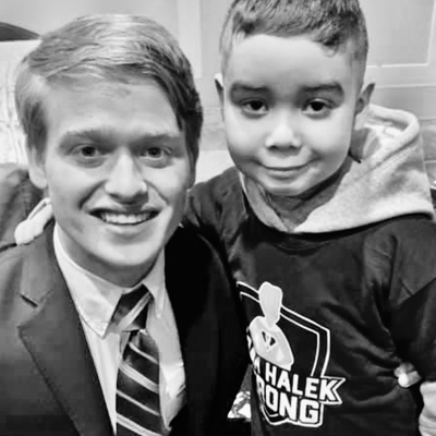 Jace and Noah speaking to Congress