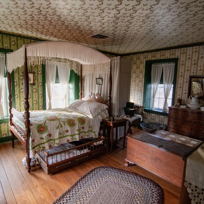 Wolf House Museum Upstairs West Bedroom