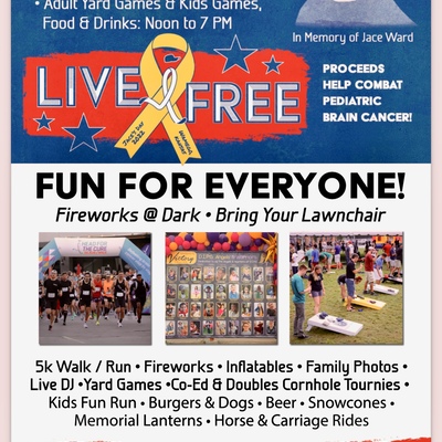 Join us annually the first Saturday in Wamego for Live Free 5K and community event.