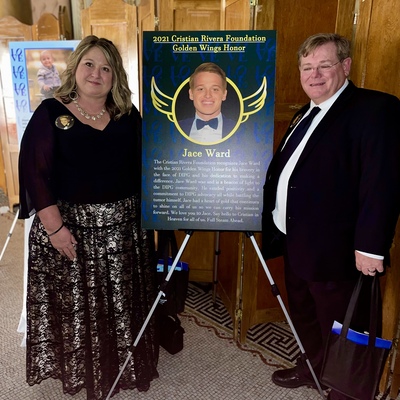 Jace was honored in NYC for moving the needle years ahead in DIPG