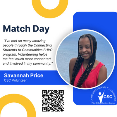Savannah participated in the 2023 CSC Summer Camp and has remained an active volunteer since!