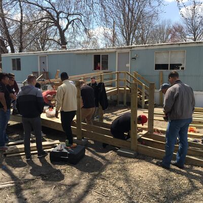 Wheelchair ramp installation in Manhattan