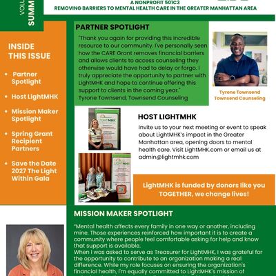2026 Summer Newsletter page 1