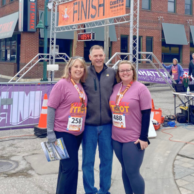 Thanksgiving Turkey Trot: Karla, Doug, Heather
