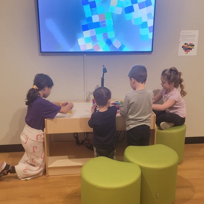 Kids Exploring Hands on Exp - Code n Canvas Exh.